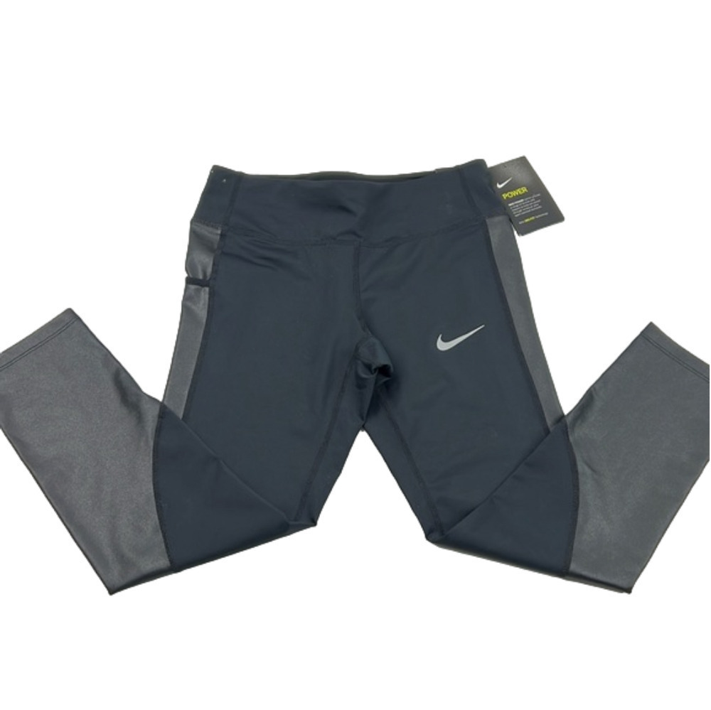 NWT Nike Power two tone cropped tights leggings